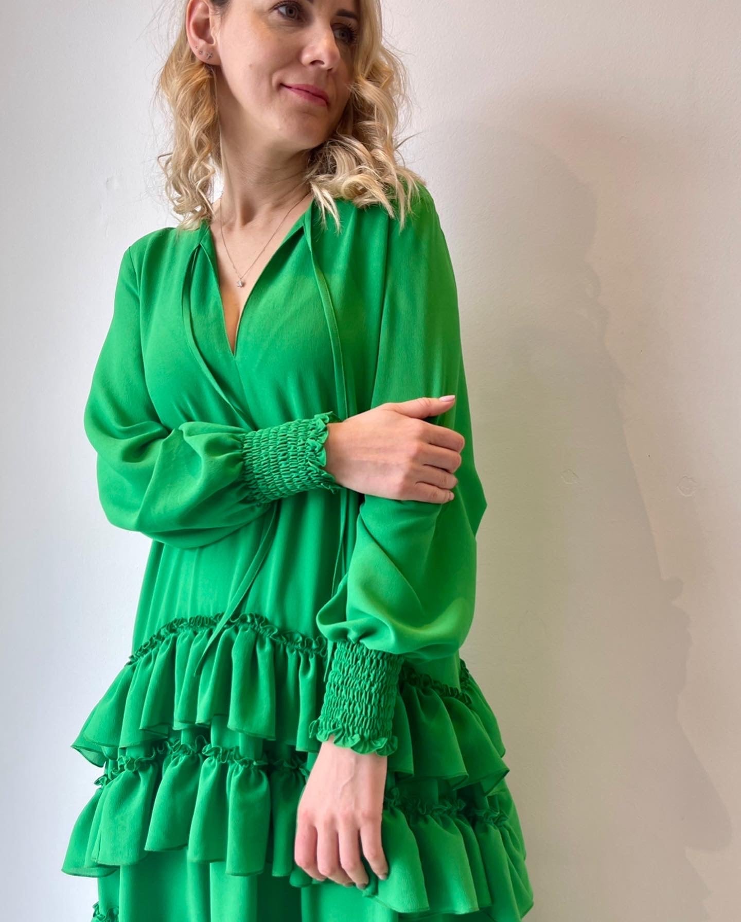 Freya maxi dress Emerald