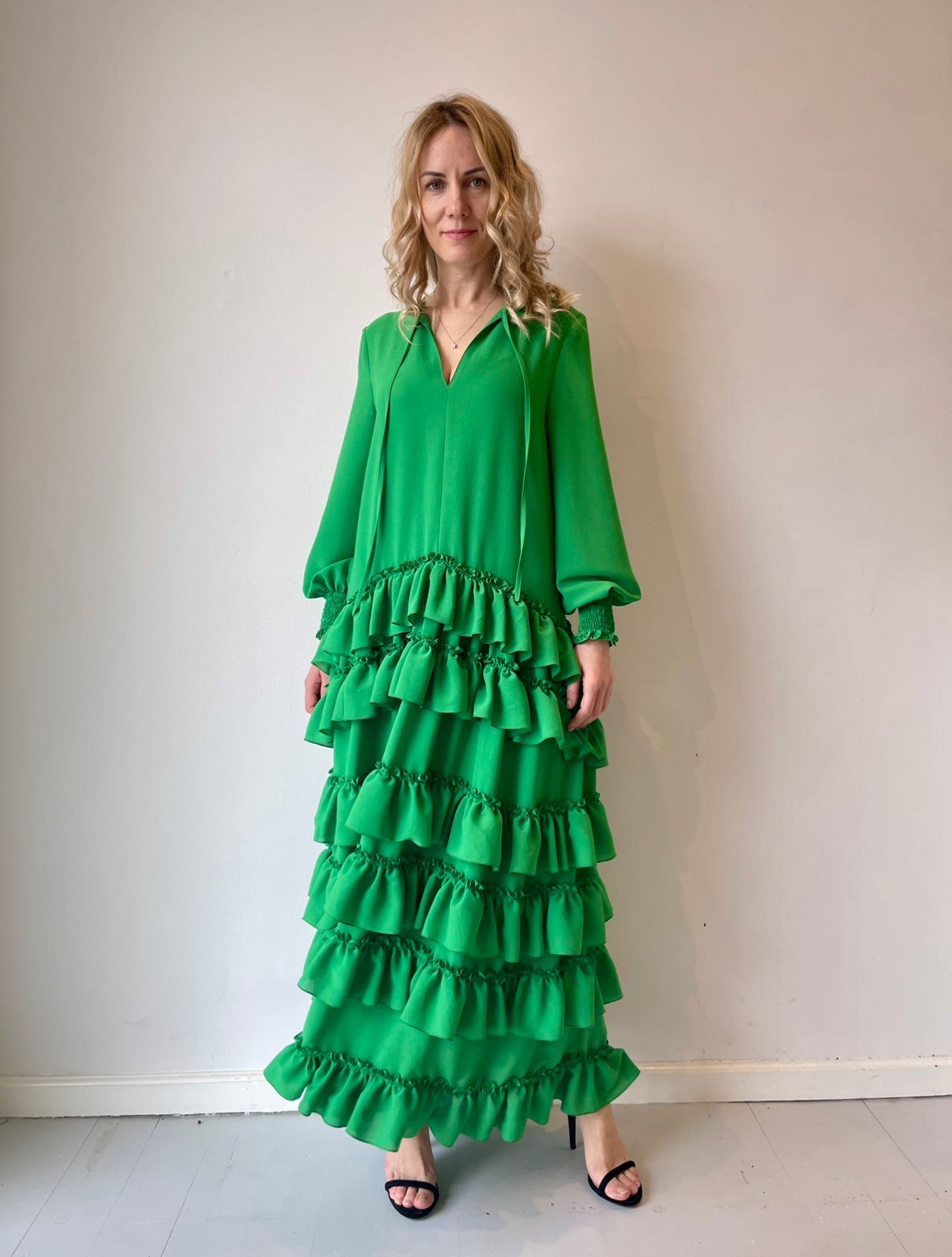 Freya maxi dress Emerald