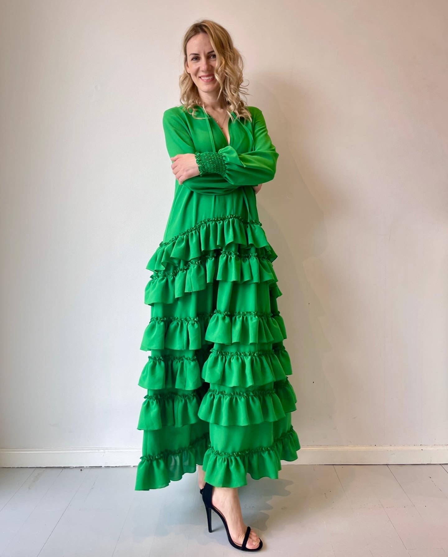 Freya maxi dress Emerald