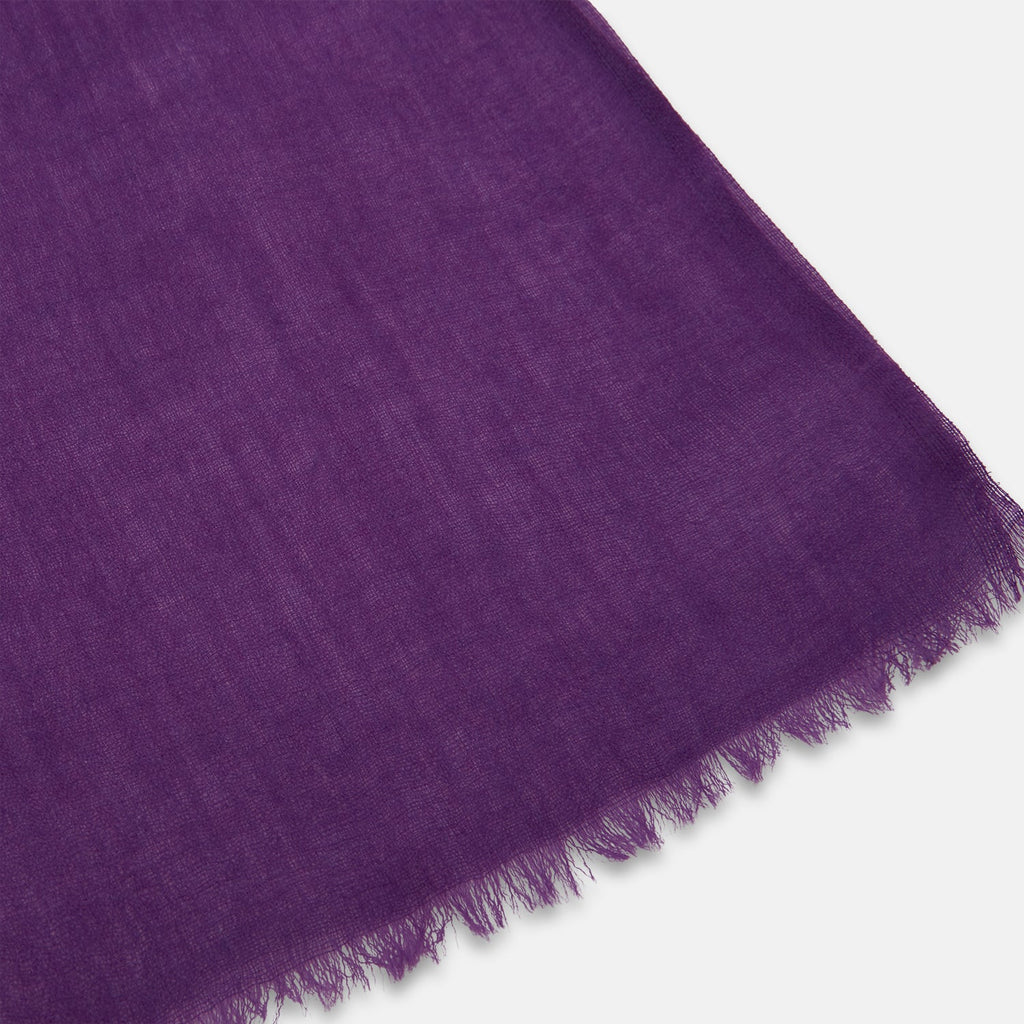 Purple Cashmere Scarf