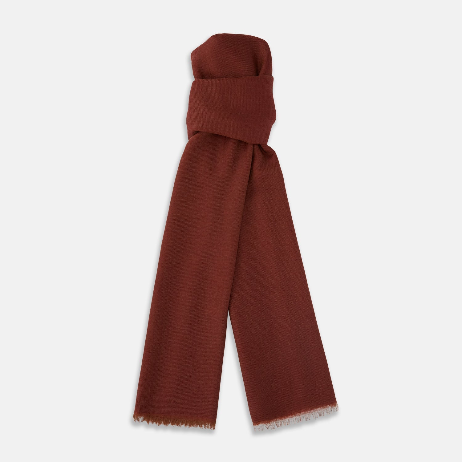 Plush Burgundy Cashmere Scarf