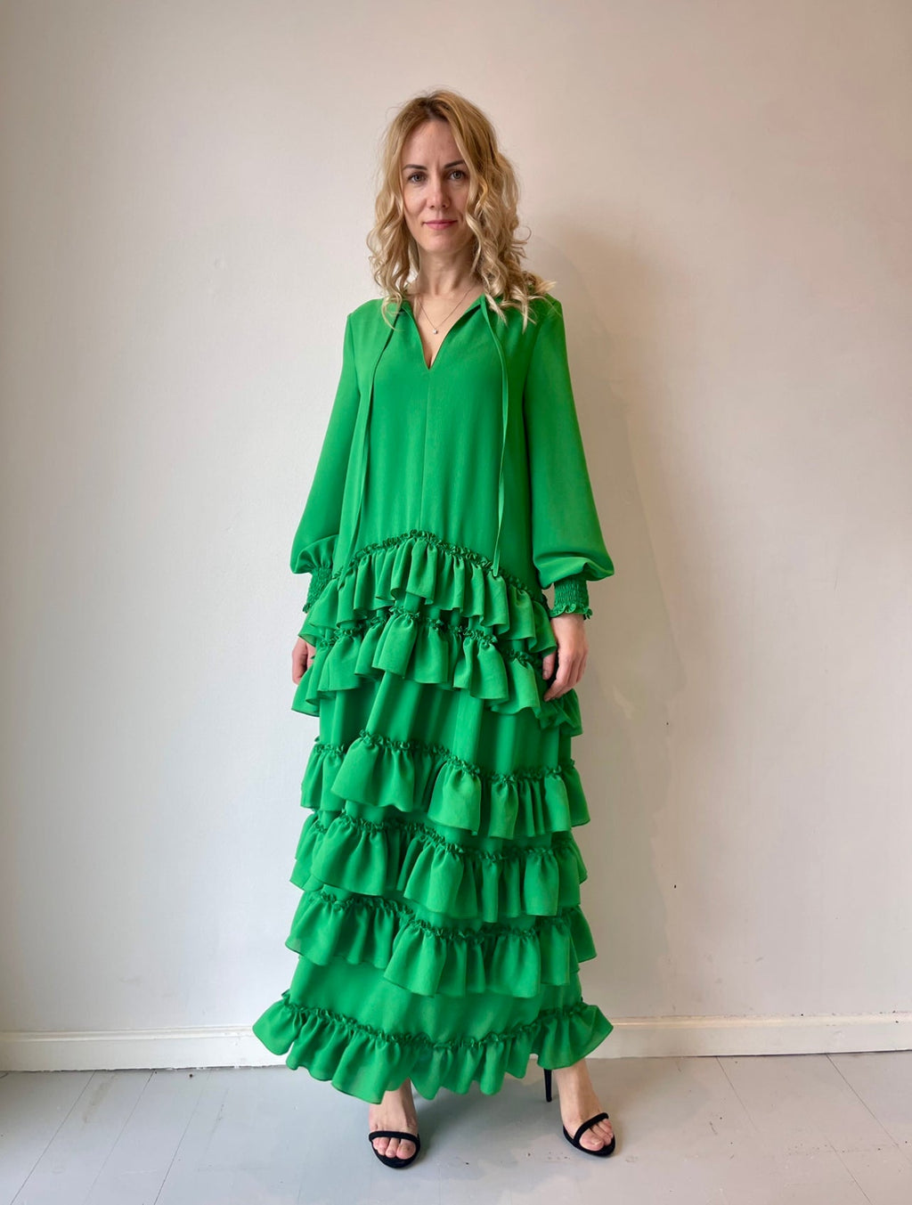 Freya maxi dress Emerald