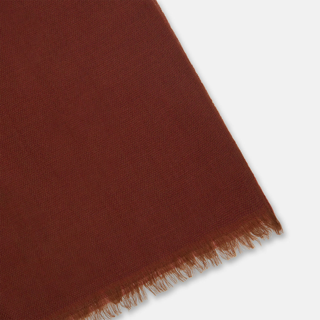 Plush Burgundy Cashmere Scarf