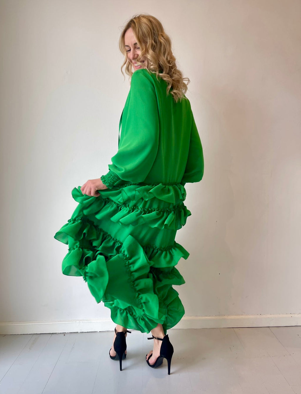 Freya maxi dress Emerald