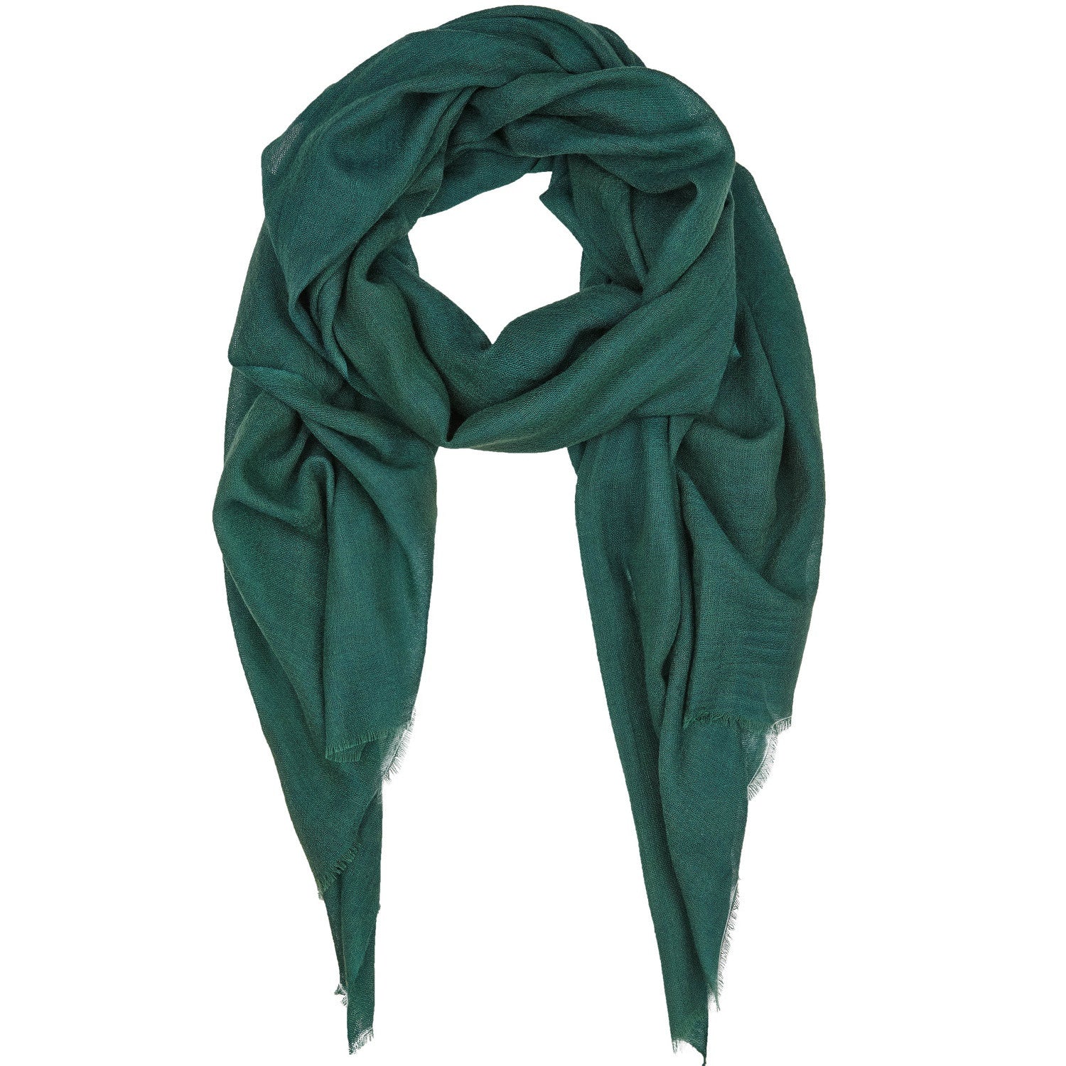 Rene 21 Fern wool and silk scarf
