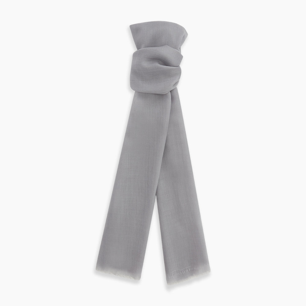 Grey Cashmere Scarf