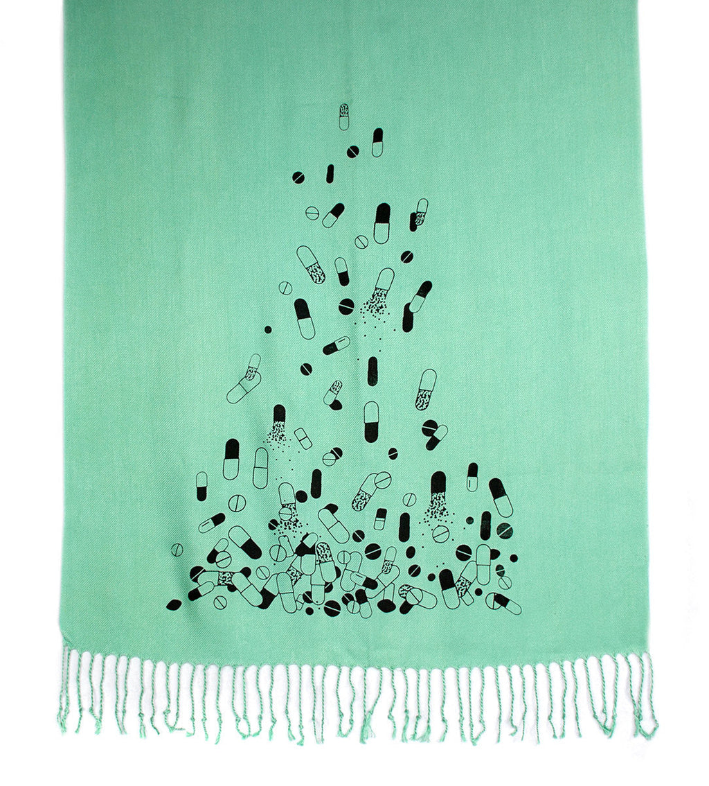 Pill Spill Linen Weight Pashmina Scarf